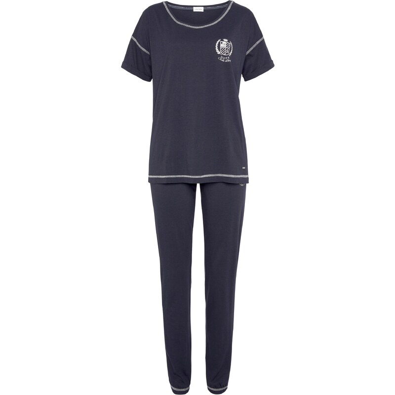 LASCANA Pyžamo tmavomodrá / biela 54305125