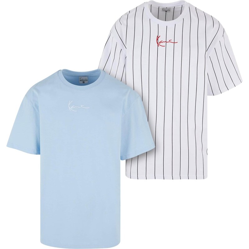 Karl Kani Tričko Essential modrá / červená / čierna / biela 54308943