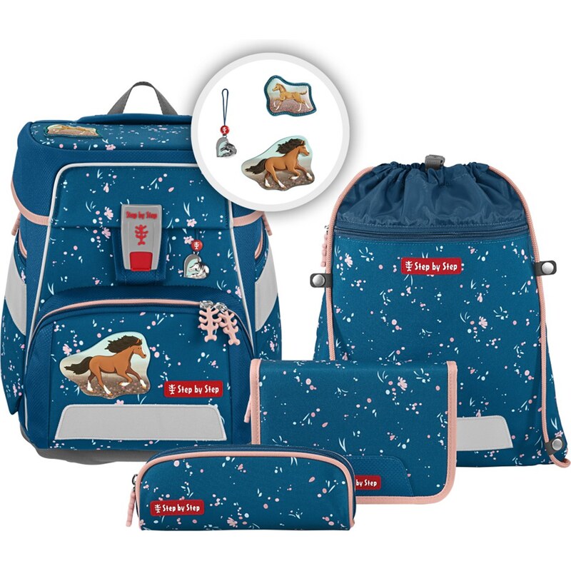 Step by Step Školní aktovka Space pro prvňáčky - 5-dílný set - Wild 50102934