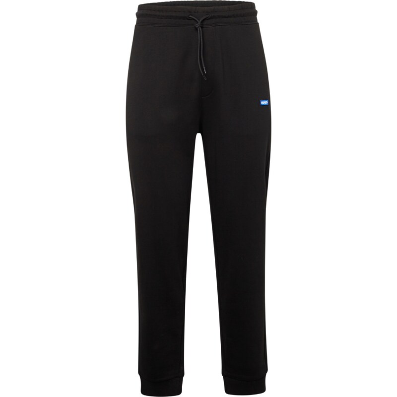 HUGO Nohavice Napin azúrová / čierna / biela 50223733