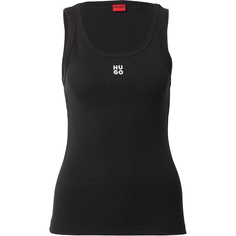HUGO Top Datamia čierna / biela 50336839