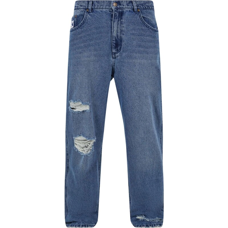 Karl Kani Džínsy KM241-031-2 modrá / hnedá / biela 54317197