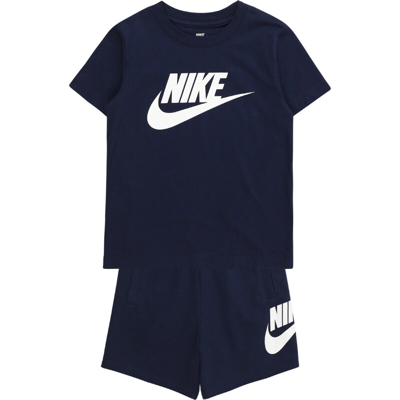 Nike Sportswear Set CLUB tmavomodrá / biela 62163741