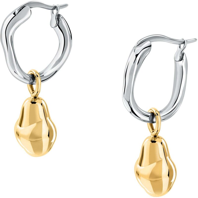 Trussardi Kruhové bicolor náušnice 2v1 z ocele T-Design TJAXA14 66594367