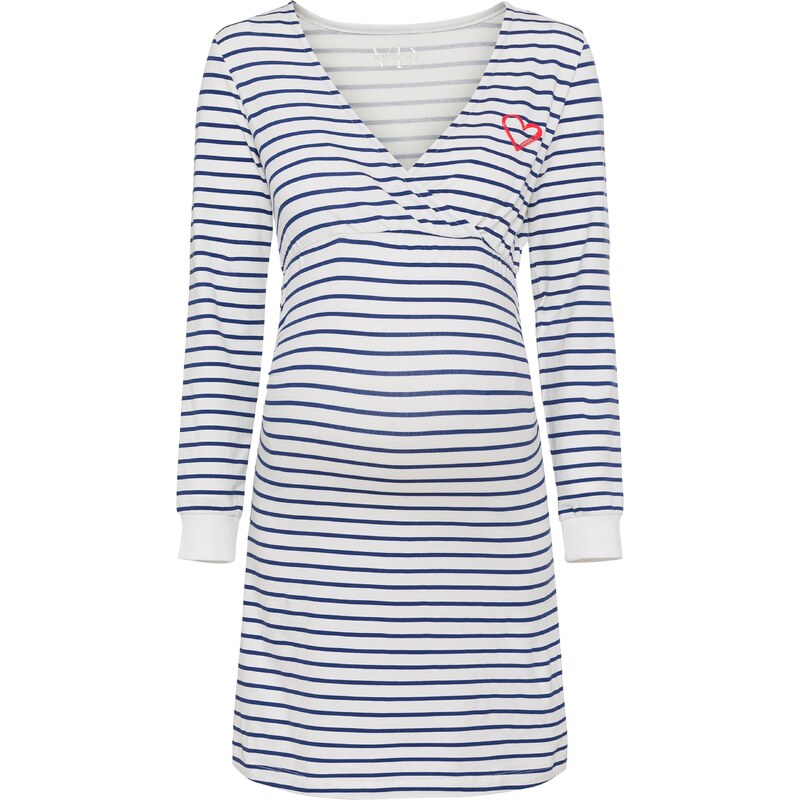 VIVANCE Nočná košieľka Dreams modrá / biela 54284128