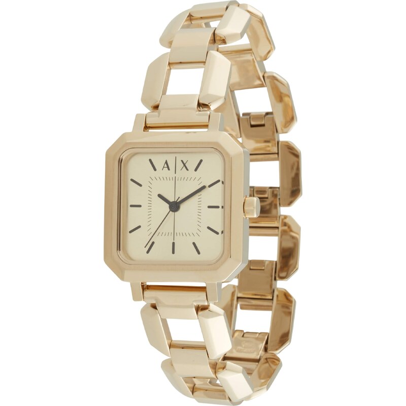 ARMANI EXCHANGE Analógové hodinky zlatá / čierna 67368570