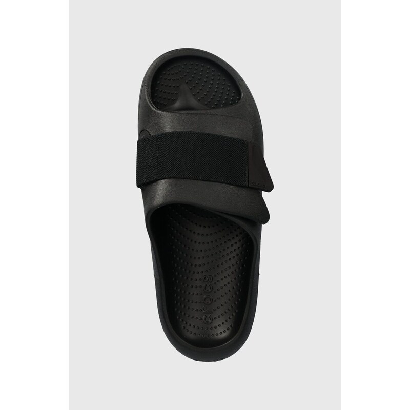 Šľapky Crocs Mellow Luxe Recovery Slide čierna farba, 209413