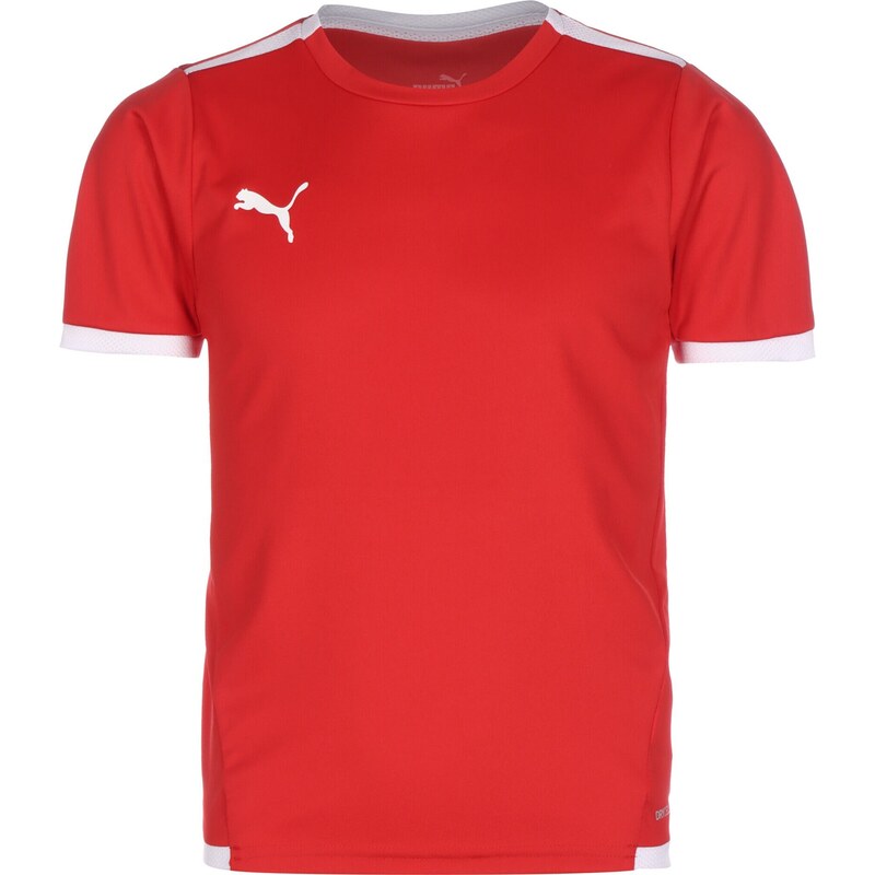 PUMA Funkčné tričko TeamLiga červená / biela 67749883