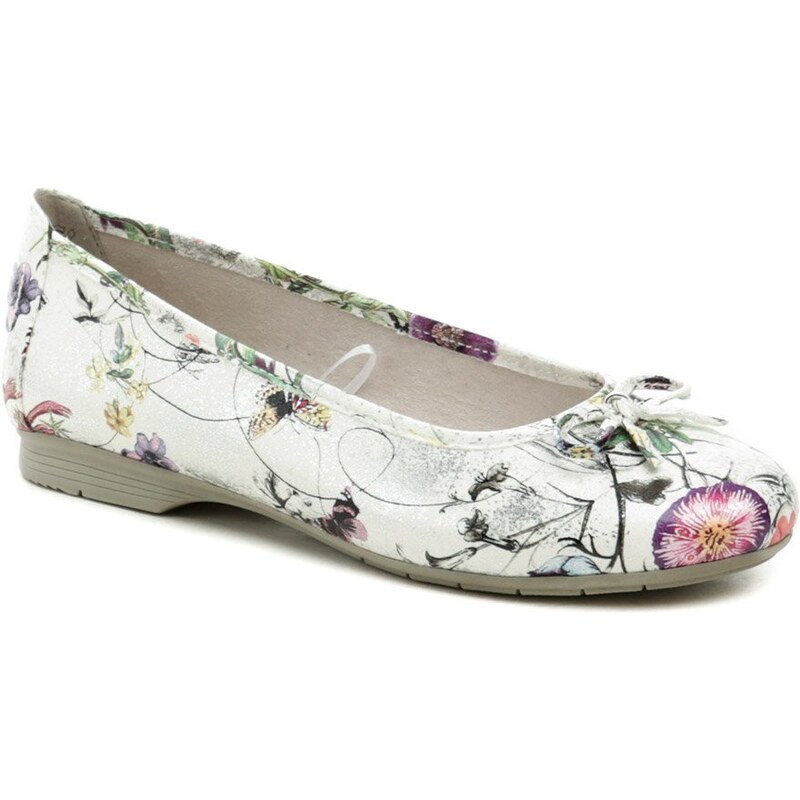 Jana 8-22164-41 kvetové dámske baleríny šírka H 50124146