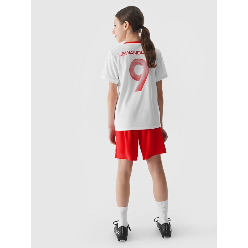 4F Detské futbalové šortky 4F x Robert Lewandowski - červené