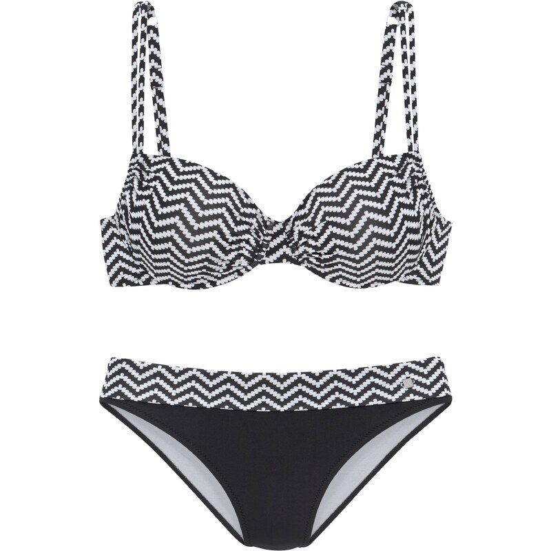 JETTE Bikiny čierna / biela 54305047