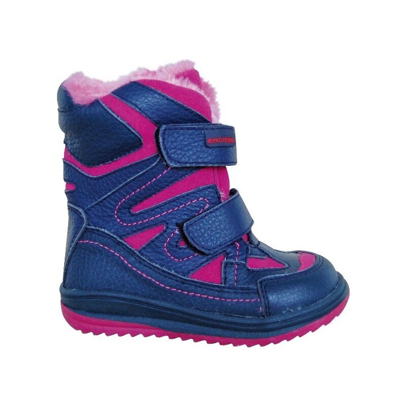 Protetika - Dievčenské zimné topánky Fari Navy 50133813