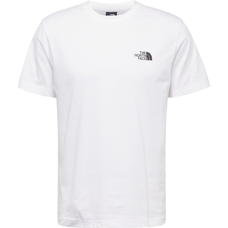 THE NORTH FACE Tričko Simple Dome tmavosivá / biela 53137516