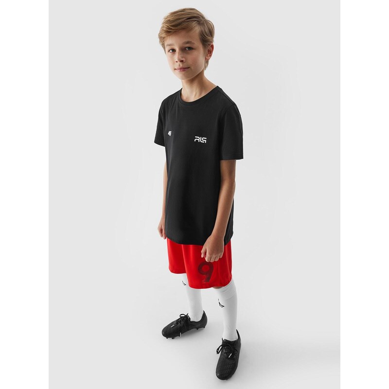 4F Detské tričko s potlačou 4F x Robert Lewandowski - čierne
