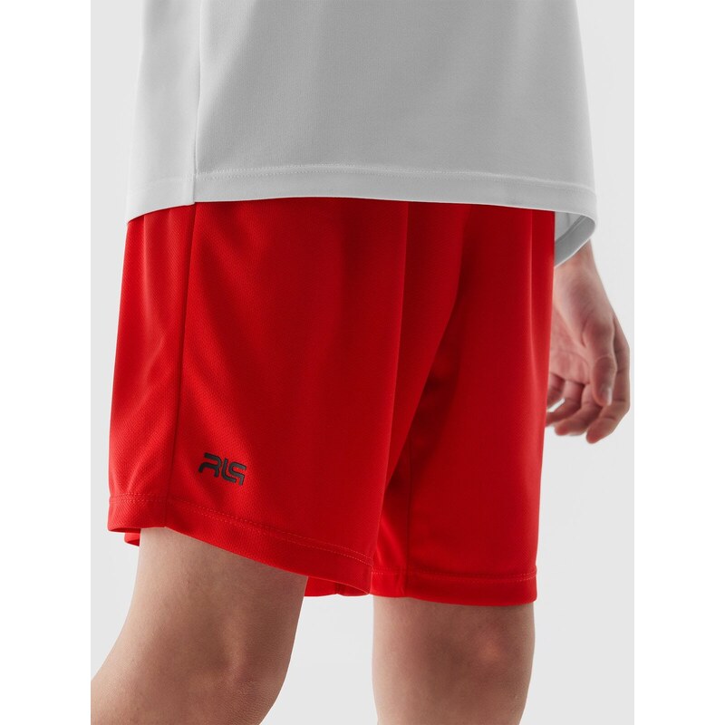 4F Detské futbalové šortky 4F x Robert Lewandowski - červené