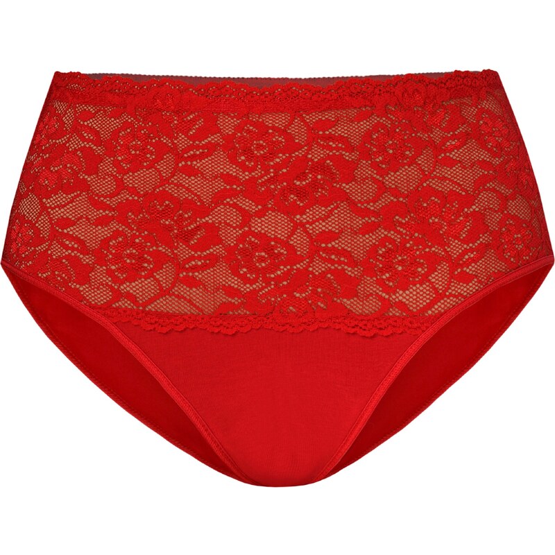 TEYLI Nohavičky Violetta ohnivo červená 54283962