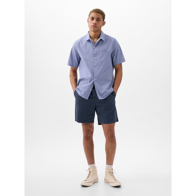 Tmavosivé pánske kraťasy GAP Vintage 50671685