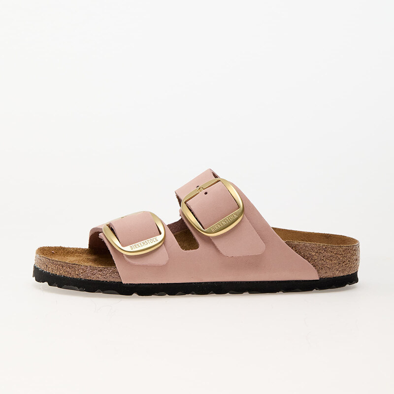Birkenstock Arizona Big Buckle Nubuck Leather Soft Pink 67891266