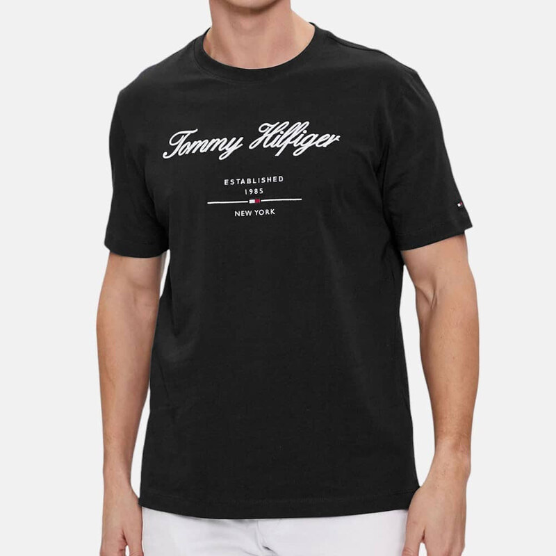 Pánské černé triko Tommy Hilfiger 55737 50172207