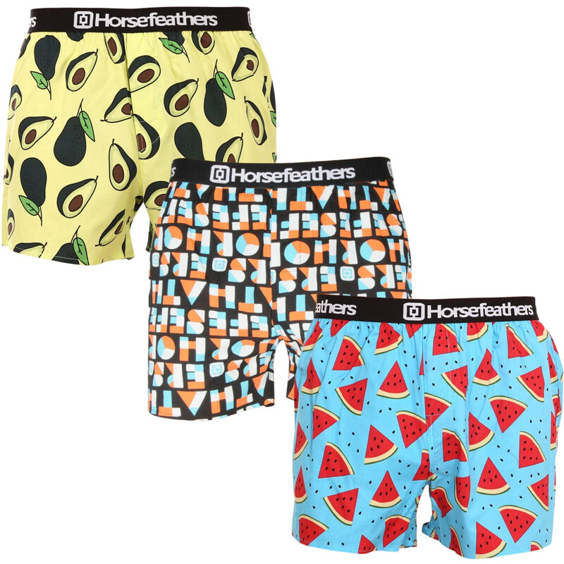 3PACK pánske trenky Horsefeathers Frazier viacfarebné (AM166H34ZW) 50175370