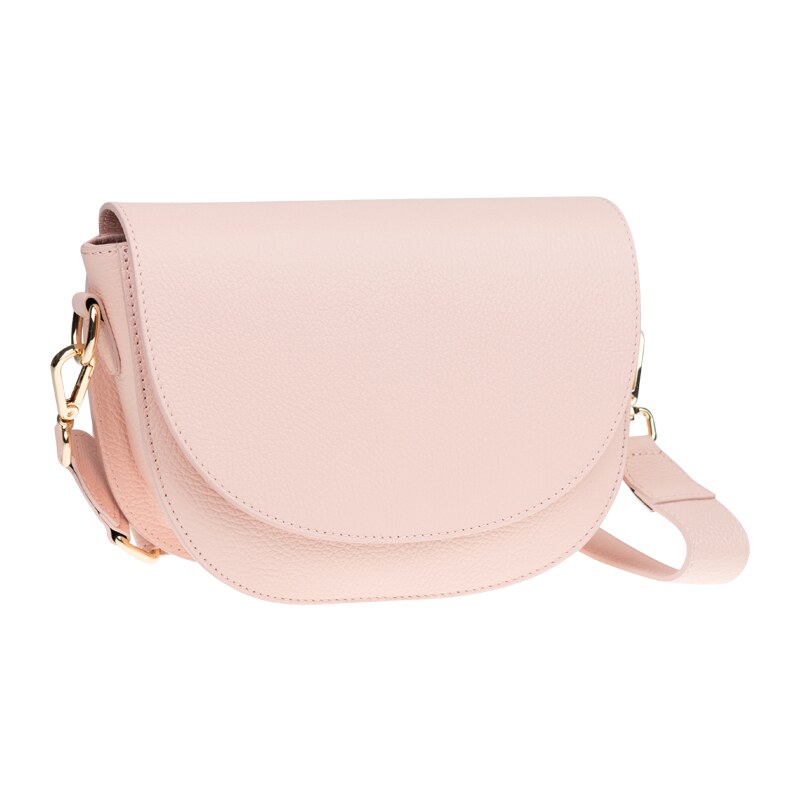 Ružová kožená talianska crossbody kabelka Ramona Rosa NovaKabelka.sk 50174338