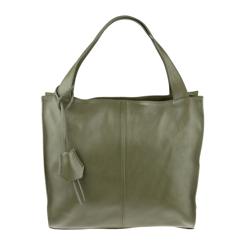 Zelená kožená talianska kabelka Michaela Verde Scura NovaKabelka.sk 50174343