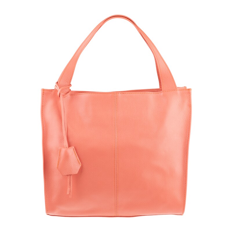 Ružová kožená talianska kabelka Michaela Salmone NovaKabelka.sk 50174345