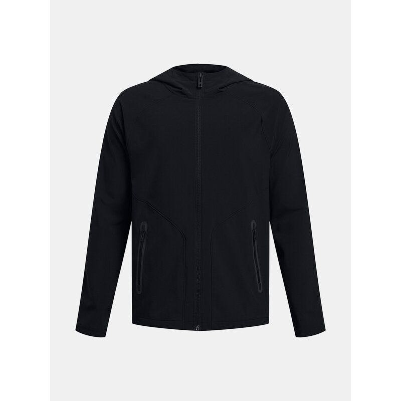 Čierna chlapčenská bunda Under Armour UA B Unstoppable Full Zip 50579735