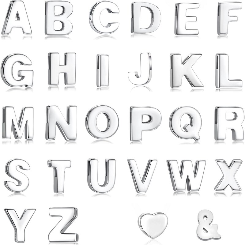 Olivie Navliekací strieborný prívesok PÍSMENO 6666 51075260