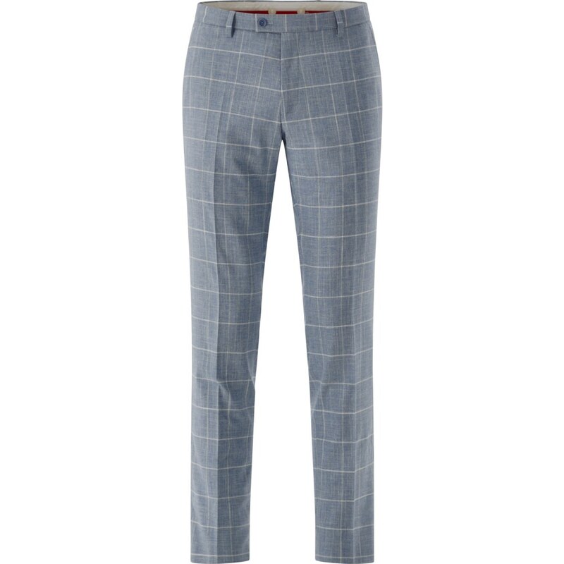 Pánske oblekové kárované nohavice CLUB OF GENTS slim fit 50177714