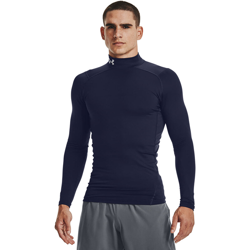 Tričko Under Armour Cg Armour Comp Mock Midnight Navy XL 50201746