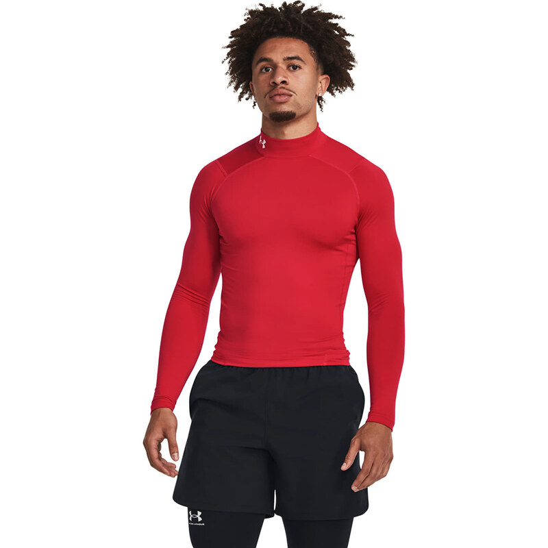 Tričko Under Armour Cg Armour Comp Mock Red XL 50201747