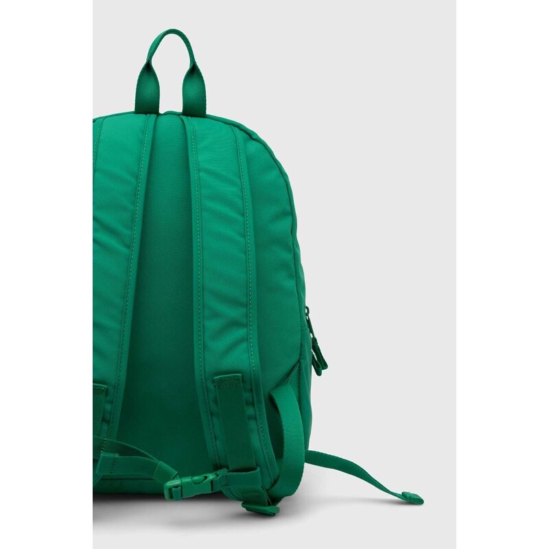 Detský ruksak Tommy Hilfiger zelená farba, veľký, jednofarebný
