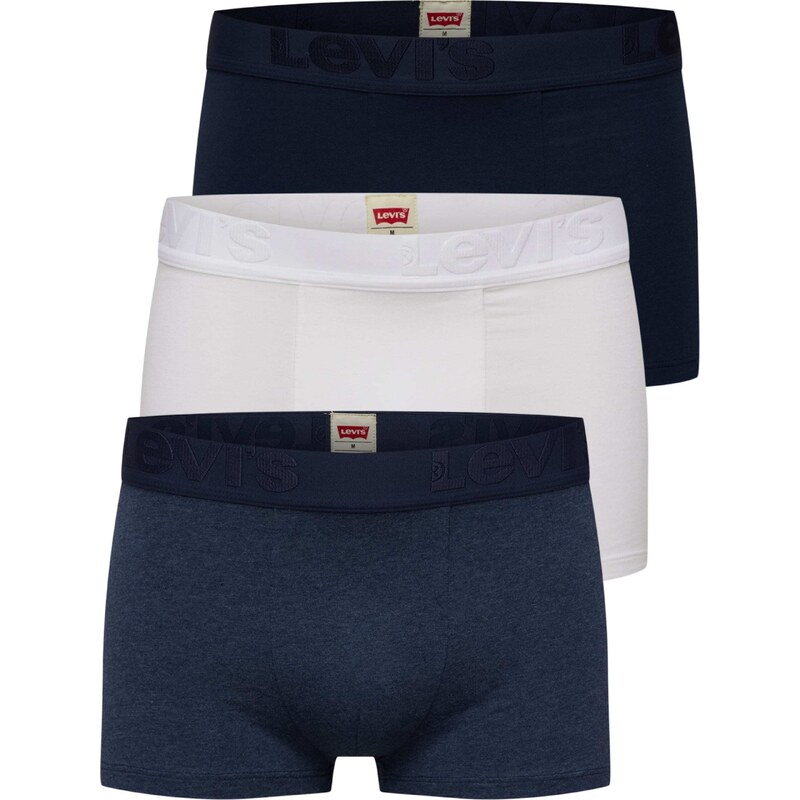 LEVIS Boxerky tmavomodrá / modrá melírovaná / biela 58496245