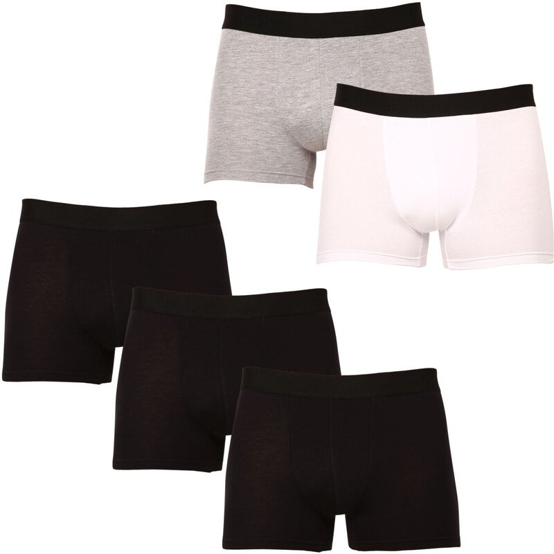 5PACK pánske boxerky Nedeto viacfarebné (5NDTB1002) 37589473