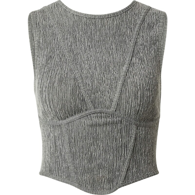 OUT OF ORBIT Top Sila sivá melírovaná 50867868