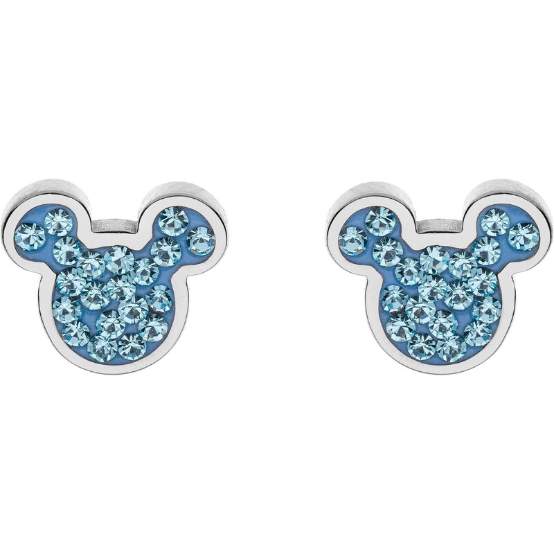 Disney Pôvabné oceľové kôstky so zirkónmi Mickey Mouse E600178RQL-B.CS 66581052
