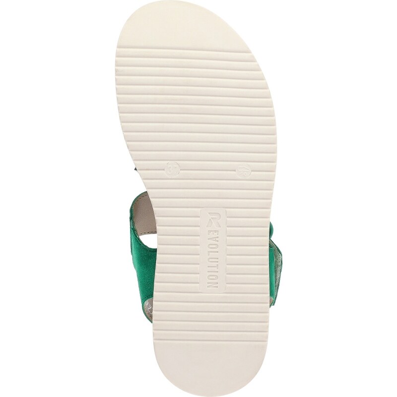Dámske sandále RIEKER REVOLUTION W0800-52 zelená S4