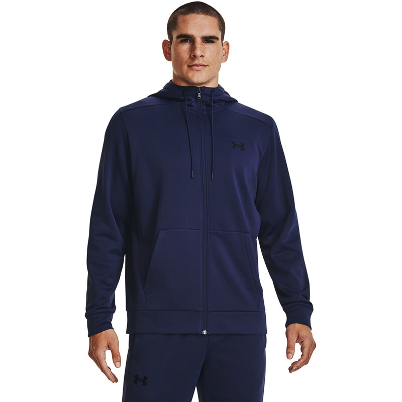 Mikina Under Armour Armour Fleece Fz Hoodie Midnight Navy L 50202730