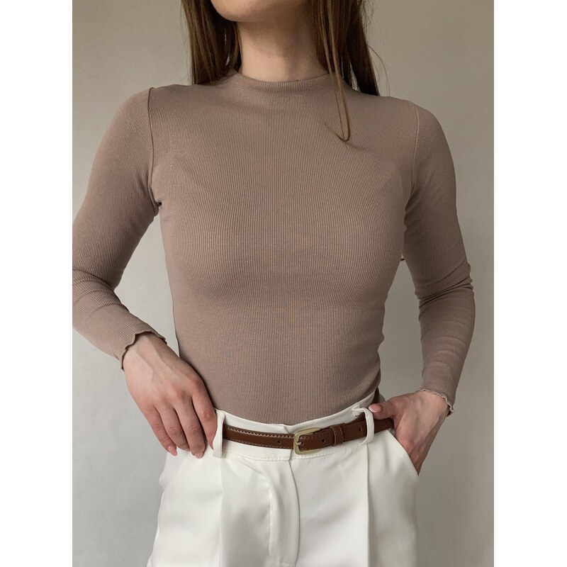 modnenakupy.sk Dámske rebrované tričko BASICO 50206836