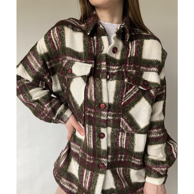 modnenakupy.sk Dámska košeľová bunda typu shacket SOHO 50206837