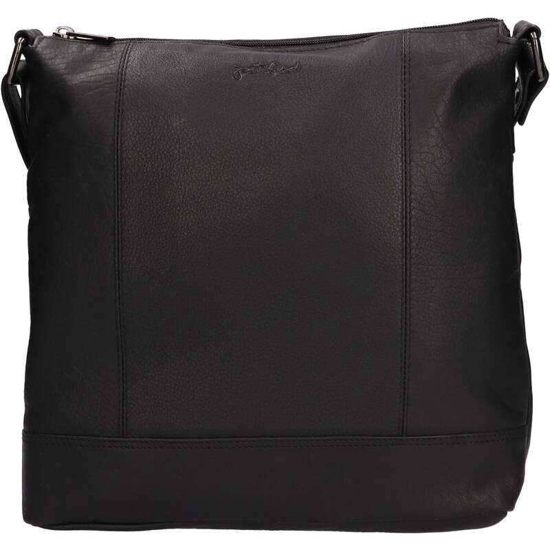 Dámska kožená crossbody kabelka Justified Magda - čierna 48227120