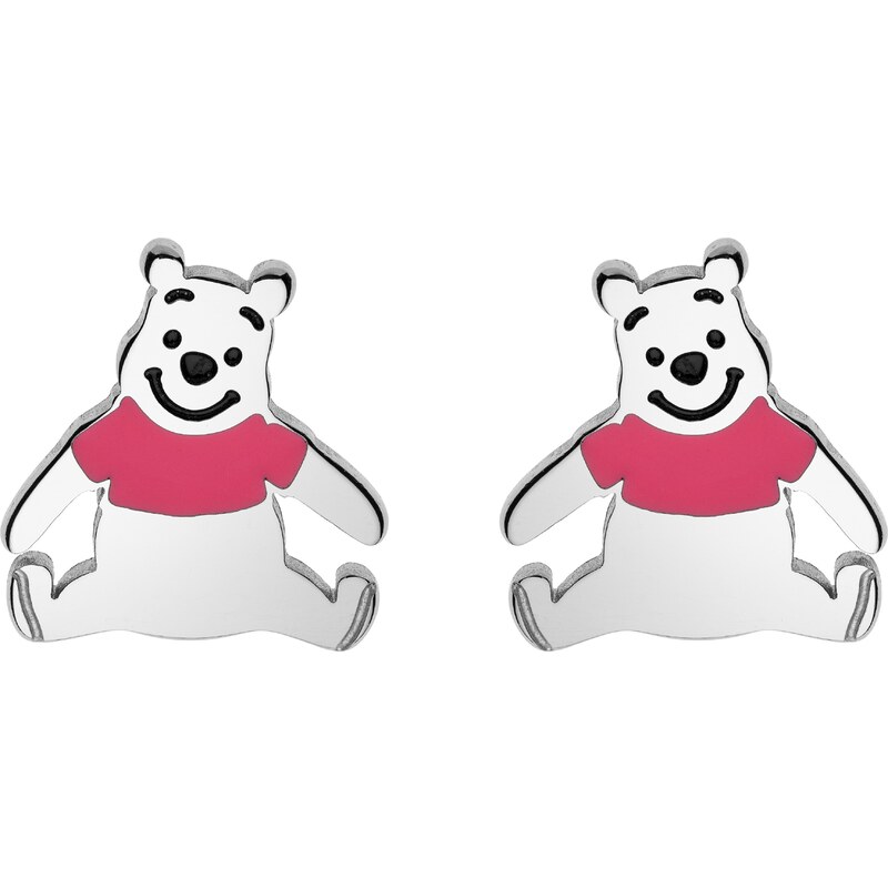 Disney Hravé oceľové náušnice Medvedík Pú Winnie the Pooh E600188L.CS 66594000