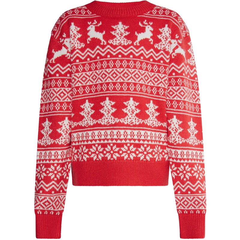 myMo KIDS Sveter Mimo červená / biela 54274572