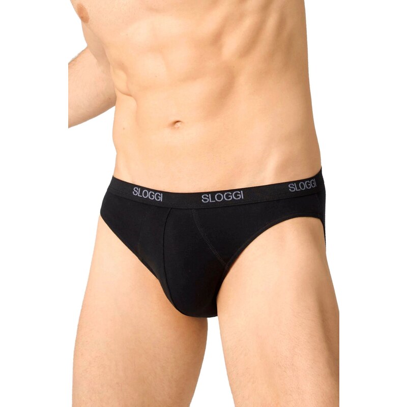 Sloggi Pánske slipy Basic mini black 58325786