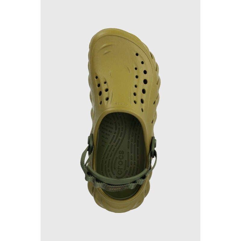 Šľapky Crocs X - (Echo) Clog pánske, zelená farba, 207937