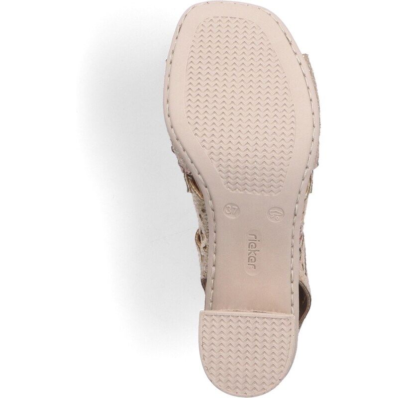 Dámske sandále RIEKER 64780-90 béžová S4