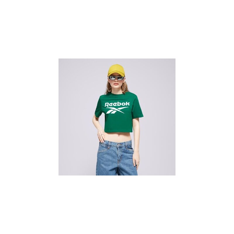 Reebok Tričko Reebok Identity Big Logo Crop Tee ženy Oblečenie Tričká 100076000