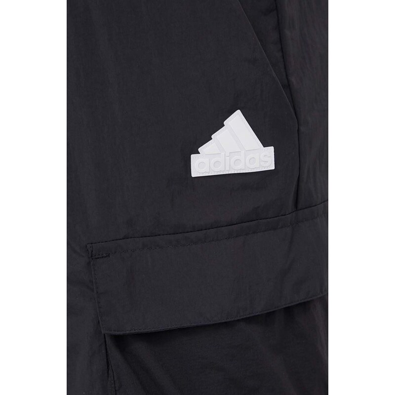 Šortky adidas pánske, čierna farba, IS7612
