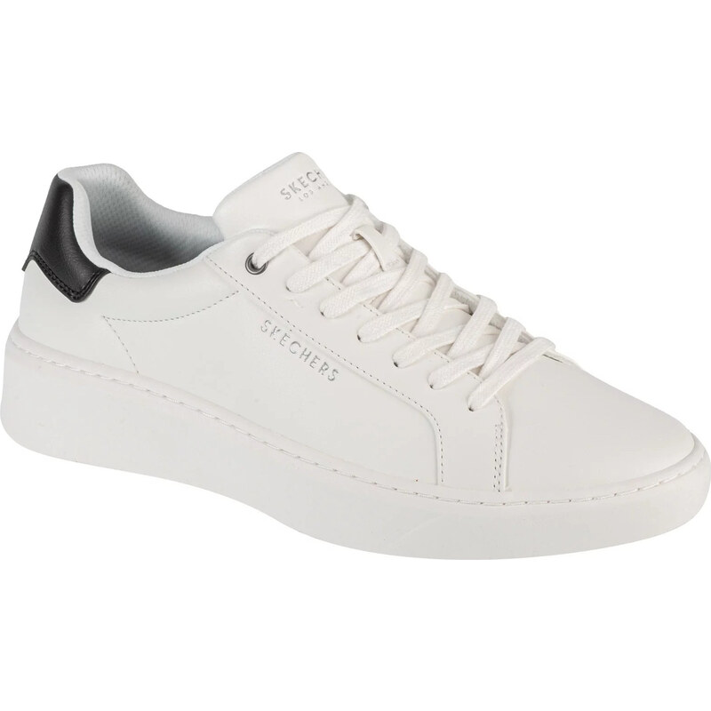 Biele pánske štýlové tenisky Skechers Court Break - Suit Sneaker 67647861
